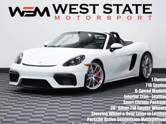 PORSCHE 718 BOXSTER SPYDER 2021 WP0CC2A8XMS240462 image PORSCHE 718 BOXSTER SPYDER 2021 WP0CC2A8XMS240462 image